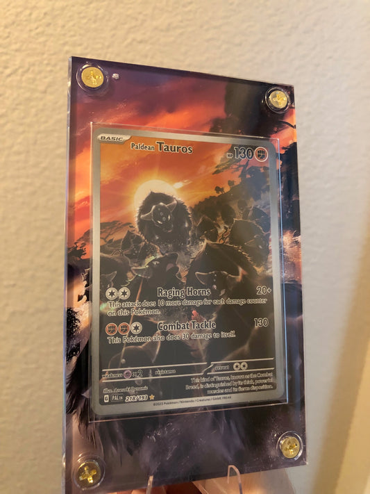 Paldean Tauros 218/193 Display Case Extended Art